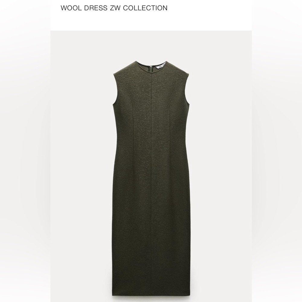 Zara ZW Wool Dress XS NWT